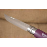 Нож Opinel №7, нержавеющая сталь, фиолетовая рукоятка 001427